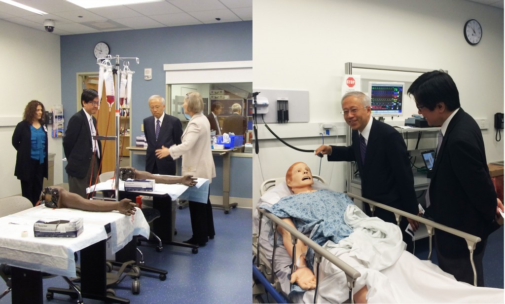 experiencing iCELS simulation center with high-tech mannequins